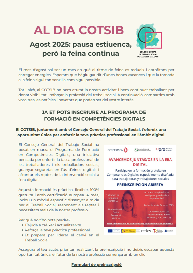 FOCUS AL DÍA AGOSTO 2025